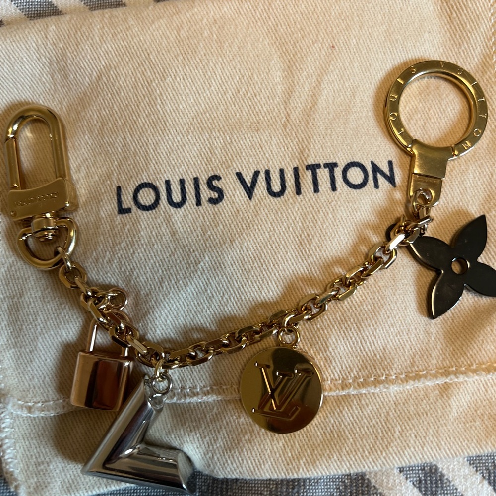 Authentic Louis Vuitton Kaleido V Bag Charm & Key Holder